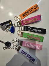 Load image into Gallery viewer, Glitter embroidered name tags 